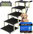 Produktbild: Hundetreppe Auto Klappbar - Hundetreppe Große Hunde für SUV - Leuchtende