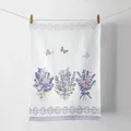 Produktbild: Ambiente Küchentuch Geschirrtuch Deko Küche 70 x 50 cm 100% Baumwolle Lavendel Landhaus Garten Pastellfarben Serie Lovely Lavender