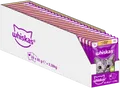 Produktbild: 28x85g WHISKAS Katzenfutter Nassfutter Portionsbeutel 1+ mit Huhn in Gelee