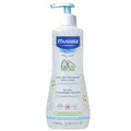 Produktbild: Mustela bébé – Reinigungswasser ohne Ausspülen für normale Haut – Gesicht und Windelbereich (1 x 500 ml)