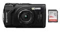 Produktbild: OM-System Tough TG-7 schwarz + Zubehörpaket: SanDisk 64GB Outdoor Digitalkamera