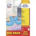 Produktbild: 80er Multipack Avery-Zweckform L7676A-40P CD-Etiketten Ø 117 mm Papier Weiß 80
