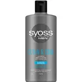 Produktbild: 6er Pack - Syoss Men Shampoo - Clean & Cool - für normales bis schnell Fettendes Haar - 440ml