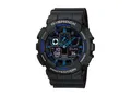 Produktbild: Chronograph CASIO G-SHOCK, schwarz (schwarz, dunkelblau), Armbanduhren, Herren, schwarz, Chronograph, Quarzuhr,Armbanduhr,Herrenuhr,digital, bis 20 bar wasserd.Resinarmband