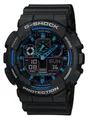 Produktbild: CASIO Digitaluhr Casio Herrenarmbanduhr GA-100-1A2ER G-Shock Classic schwarz, blau, (1-tlg)