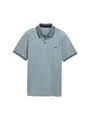 Produktbild: TOM TAILOR Poloshirt Poloshirt mit kontrastierenden Streifen und Logo Polo Shirts