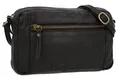 Produktbild: Gusti Umhängetasche Leder - Dominic Damen Handtasche Schultertasche Partytasche Festivaltasche Ledertasche Vintage Schwarz Leder
