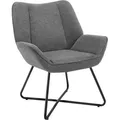 Produktbild: Woltu Relaxsessel, Dunkelgrau, Textil, Drehkreuz, 71x85x70 cm, Wohnzimmer, Sessel, Relaxsessel
