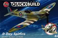 Produktbild: Airfix Quick Build - D Day Spitfire Stecksystem - No glue! No paint! Just BUILD!