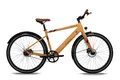 Produktbild: SachsenRAD Allrounder Urban Trekking E-Bike C3T mit Riemenantrieb Drehmomentsensor | 28 Zoll 18Kg Ultraleicht Pedelec Elektrofahrrad für Damen und Herren (Gelb)