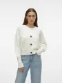 Produktbild: Vero Moda Strickjacke VMLEA LS V-NECK CUFF CARDIGAN NOOS Kunstfaser, regular fit
