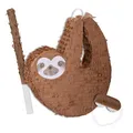 Produktbild: 3-teiliges Relaxdays-Set mit braunem Faultier für Kinder und einem Stab