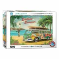 Produktbild: Eurographics Puzzle VW Endless Summer, Hippie Bus, Bulli, 1000 Teile, 68 x 48 cm