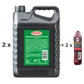Produktbild: 2x5 Liter  + 2x100 ml 2Takt Öl Meguin Sägekettenoel 100 Haftöl Kettenöl