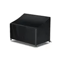 Produktbild: Awnic Gartenbank Abdeckung Wasserdicht Oxford – Schutzhülle Bank für 2 Sitzer, Winterfest & Windfeste – Gartensofa Abdeckung Schwarz 134x70x60/88cm