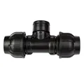 Produktbild: PE Rohr T-Stück 25mm x 1/2 Zoll IG Abzweig Verschraubung Klemmverbinder