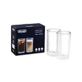 Produktbild: De'Longhi Cold Brew Gläser DLSC325 Doppelwandige Thermogläser, 2er-Set, Spülmaschinengeeignet, Fassungsvermögen 300 ml, Ideal für kalte und warme Kaffeegetränke