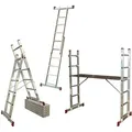 Produktbild: Mm_unverified_brand - Krause Leitergerüst Corda 2 X 6 Sprossen Plattformleiter