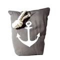 Produktbild: Lilienburg Türstopper Anker Boden 2kg schwer Stoff Sack - für innen - Fensterstopper Vintage (Maritim)