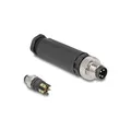 Produktbild: 60530 - M8 Steckverbinder A-kodiert 4 Pin Stecker zur Montage mit Schraubanschlus