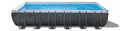 Produktbild: Intex Ultra XTR Frame Pool Komplett Set, eckig, inkl. Sandfilterpumpe, anthrazit, 732x366x132cm