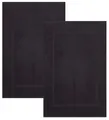 Produktbild: Betz Badematte 2 Stück Badvorleger Premium Badteppich Größe 50x70 cm, unbeschichtet, beidseitig nutzbar, beidseitig nutzbar, Baumwolle, Qualität 650g/m²