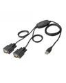 Produktbild: DIGITUS Serieller Adapter USB RS-232 2 Anschlüsse (DA-70158)