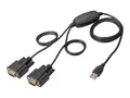 Produktbild: DIGITUS USB 2.0 zu 2x RS232-Kabel