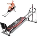 Produktbild: Gymform® Multigym - Heimtrainer , Kraftstation, klappbar, zuhause, Ganzkörpertraining in kürzester Zeit, Fitness Bank - Silber/Schwarz