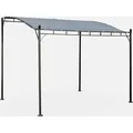Produktbild: sweeek - Wand-Pergola 3x2,5 m - Grau - Grau