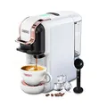 Produktbild: Hibrew H2B Kapselkaffeemaschine, 5 in 1 Multi-Kapsel-Kaffeemaschine, DG/Nes/K-cu*/ES*-Pads/Kaffeepulver kompatibel, Automatische Abschaltung, Perfekter Espresso, Weiß
