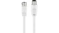 Produktbild: Kabel przyłączeniowy SAT/antenowy ( 70 dB), podwójne ekranowanie - Długość kabla