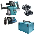 Produktbild: Makita Akku-Kombihammer DHR243RTJW 18V + 2x 5,0Ah + DC18RC + DX07 + MAKPAC 4 