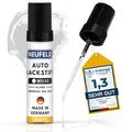 Produktbild: ® Lackstift Weiß glänzend 12ml - Lackstift Auto hohe Deckkraft - Autolack Wei...