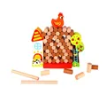 Produktbild: Tooky Toy Stapelspielzeug Holz-Lernspiel Farm TKC572, (69-tlg), Geschicklichkeitsspiel 69-tlg. ab 3 Jahren