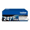 Produktbild: Brother TN247BK TWIN - 2er-Pack - Hohe Ergiebigkeit - Schwarz - original - Tonerpatrone