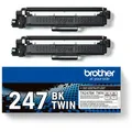 Produktbild: Brother Toner TN-247BK TWIN Doppelpack, TN-247BK, 2 x 3000 Seiten, schwarz, 2 Stück