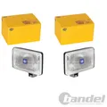 Produktbild: 2x HELLA H3 NEBELSCHEINWERFER RECHTECKIG 161 x 90mm UNIVERSAL | COMET 450, E1
