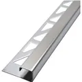 Produktbild: Dalsys Fliesenschiene Edelstahl Gebürstet 2,5m x 8mm Eckprofil Quadrat
