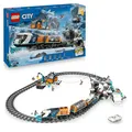 Produktbild: LEGO City Trains Arktis-Polarexpress - Spielzeug mit ferngesteuertem Zug - Schneepflug, 22 Gleissegmente, 6 Minifiguren & Felssturz-Funktion – Geschenk für Jungen & Mädchen ab 7 Jahren - 60470