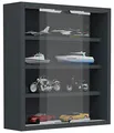 Produktbild: VCM Glasvitrine hängend | Vitrine Glas mit ESG-Sicherheitsglas | Maße: H. 40 x B. 37 x T. 10 cm| Hängevitrine Glas | Modern und platzsparend | Glas Vitrinenschrank - Agisa S