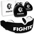 Produktbild: FIGHTR Zahnschutz Premium Mundschutz – Individuell anpassbar & komfortabel schwarz 2 Set