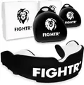 Produktbild: FIGHTR® Premium Mundschutz - ideale Atmung & leicht Anpassbar | Sport Zahnschutz für Boxen, MMA, Muay Thai, Hockey & Kampfsport | inkl. Hygiene Box