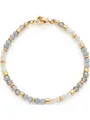 Produktbild: LEONARDO Edelstahlarmband Leonardo Damen-Armband Edelstahl Glasstein, Modern