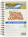 Produktbild: Strathmore Wire Bound Visual Journal, 140 lb. Cold Press Watercolor Paper, 5.5 X 8 inches, White, 22 Sheets (460-55)