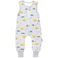 Produktbild: TupTam Babyschlafsack Ganzjahresschlafsack mit Beinen 2,5 TOG Unisex gelb|grau 80-86