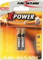 Produktbild: Ansmann Alkaline X-Power Batterie, (AAAA), 2er Pack