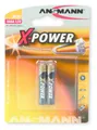 Produktbild: Ansmann X-Power Alkaline-Batterie AAAA LR8 1,5V 2er Blister