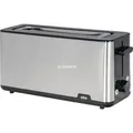 Produktbild: Langschlitz-Toaster PurShine HT 1610 BK edelstahl/schwarz, 1.030 Watt, für 2 Scheiben Toast