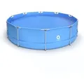 Produktbild: Avenli Frame Pool Runder Stahlrahmenpool 360 x 76 cm Blau ohne Pumpe mit Anleitung